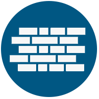 Brick cleaning icon